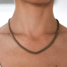 Load image into Gallery viewer, Victorian 10K Yellow Gold Snake Chain