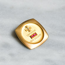 Load image into Gallery viewer, Vintage 1970s 18K Yellow Gold Diamond Ruby Qu'hier Que Demain Pendant