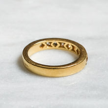 Load image into Gallery viewer, Vintage 18K Yellow Gold 9-Stone Old European Cut Diamond Band