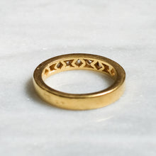 Load image into Gallery viewer, Vintage 18K Yellow Gold 9-Stone Old European Cut Diamond Band