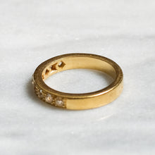 Load image into Gallery viewer, Vintage 18K Yellow Gold 9-Stone Old European Cut Diamond Band