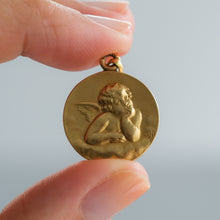 Load image into Gallery viewer, Antique French Raphael's Cherub Pendant by André Lavrillier