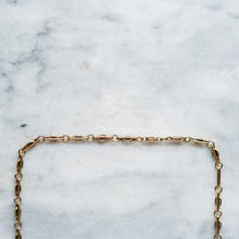 Load image into Gallery viewer, Art Deco 9K Yellow Gold Decorative Fetter-Link Watch Chain