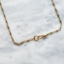 Load image into Gallery viewer, Art Deco 9K Yellow Gold Decorative Fetter-Link Watch Chain