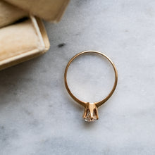 Load image into Gallery viewer, 14K Yellow Gold Diamond Solitaire Ring