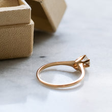 Load image into Gallery viewer, 14K Yellow Gold Diamond Solitaire Ring