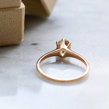 Load image into Gallery viewer, 14K Yellow Gold Diamond Solitaire Ring