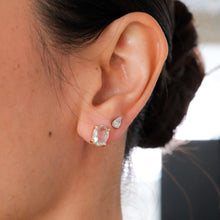 Load image into Gallery viewer, Vintage Aquamarine Stud Earrings
