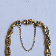 Load image into Gallery viewer, Antique Victorian 6.75 inch Bracelet with Sapphires