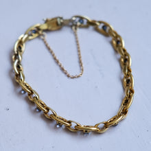 Load image into Gallery viewer, Antique Victorian 6.75 inch Bracelet with Sapphires