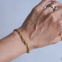 Load image into Gallery viewer, Antique Victorian 6.75 inch Bracelet with Sapphires
