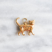 Load image into Gallery viewer, Vintage Estate Standing Cat Charm