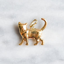 Load image into Gallery viewer, Vintage Estate Standing Cat Charm