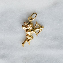 Load image into Gallery viewer, Vintage Estate Cupid Charm with Bow and Arrow
