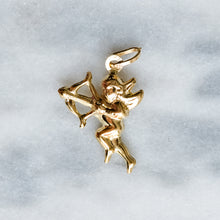 Load image into Gallery viewer, Vintage Estate Cupid Charm with Bow and Arrow
