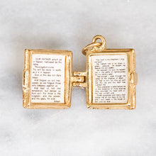 Load image into Gallery viewer, Vintage Estate Holy Bible Prayer Charm
