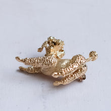 Load image into Gallery viewer, Vintage Retro Playful Poodle Brooch