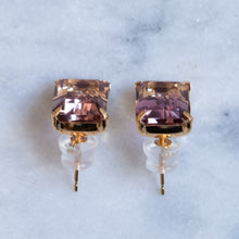 Load image into Gallery viewer, Vintage Ametrine Stud Earrings