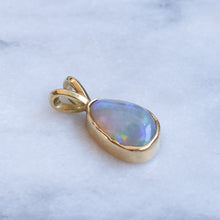 Load image into Gallery viewer, Vintage Asymmetrical Opal Pendant