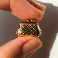 Load image into Gallery viewer, Vintage Estate Quilted Handbag Purse Charm