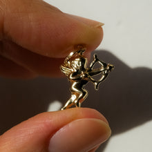 Load image into Gallery viewer, Vintage Estate Cupid Charm with Bow and Arrow