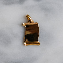 Load image into Gallery viewer, Vintage Estate Diamond Scroll Charm