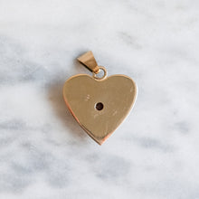 Load image into Gallery viewer, Vintage Garnet Heart Pendant - 100% of the net proceeds will be donated