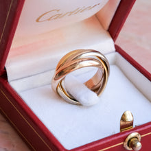 Load image into Gallery viewer, Vintage Estate 18K Gold Cartier Trinity Ring