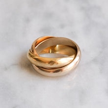 Load image into Gallery viewer, Vintage Estate 18K Gold Cartier Trinity Ring