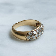 Load image into Gallery viewer, Vintage French Pavé Set Diamond Dome Ring