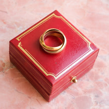 Load image into Gallery viewer, Vintage Estate 18K Gold Cartier Trinity Ring