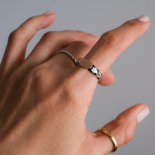 Load image into Gallery viewer, Antique 18K Rose Gold French Regional Enamel Pansy Ring