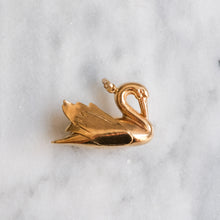 Load image into Gallery viewer, Vintage Graceful Swan Pendant