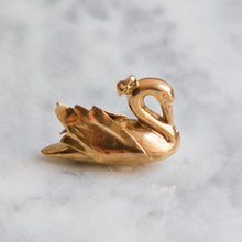 Load image into Gallery viewer, Vintage Graceful Swan Pendant