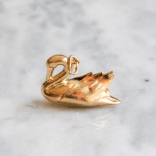 Load image into Gallery viewer, Vintage Graceful Swan Pendant
