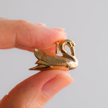Load image into Gallery viewer, Vintage Graceful Swan Pendant