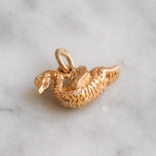 Load image into Gallery viewer, Vintage Small Swan Charm