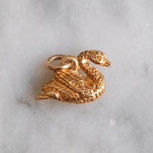 Load image into Gallery viewer, Vintage Small Swan Charm
