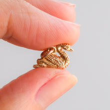 Load image into Gallery viewer, Vintage Small Swan Charm