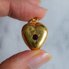 Load image into Gallery viewer, Antique Puffy Heart Star Pendant
