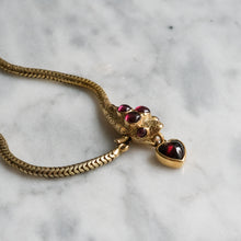 Load image into Gallery viewer, Victorian Garnet Snake Bracelet