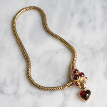 Load image into Gallery viewer, Victorian Garnet Snake Bracelet