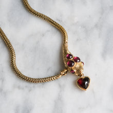 Load image into Gallery viewer, Victorian Garnet Snake Bracelet