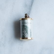 Load image into Gallery viewer, 'In Case of Emergency Break Glass' One-Pound Note Charm
