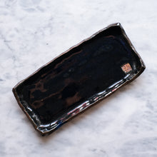 Load image into Gallery viewer, Handmade Large Midnight Blue Catch-All Clay Dish by Swee Ceramics