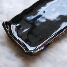 Load image into Gallery viewer, Handmade Large Midnight Blue Catch-All Clay Dish by Swee Ceramics