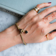 Load image into Gallery viewer, Victorian Garnet Snake Bracelet