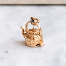 Load image into Gallery viewer, Vintage Articulated Kettle with Fish Charm