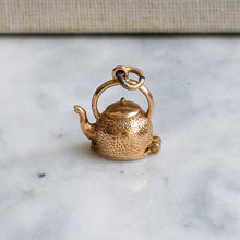 Load image into Gallery viewer, Vintage Articulated Kettle with Fish Charm
