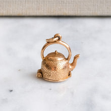 Load image into Gallery viewer, Vintage Articulated Kettle with Fish Charm
